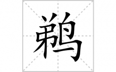 鹈的笔顺笔画怎么写？汉字鹈的拼音、部首词语组词