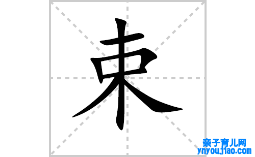 束的笔顺笔画怎么写（束的笔画、拼音、表明及成语详解）