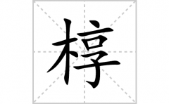 椁的笔顺笔画怎么写(椁的拼音、部首、解释及成语解读)