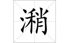 潲的笔顺笔画怎么写(潲的拼音、部首、解释及成语解读)