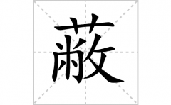 蔽的笔顺笔画怎么写(蔽的拼音、部首、解释及成语解读)