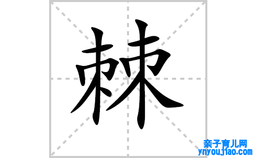 棘的笔顺笔画怎么写（棘的笔画、拼音、表明及成语详解）