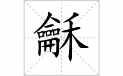 龢的笔顺笔画怎样写？解析龢的笔画、拼音、意思及词语组词