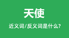 天使的近义词和反义词是什么_天使是什么意思?