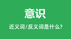 意识的近义词和反义词是什么_意识是什么意思?