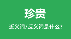 珍贵的近义词和反义词是什么_珍贵是什么意思?