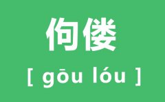 佝偻怎么读_佝偻的拼音是什么_佝偻是什么意思?