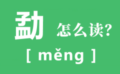 勐怎么读_勐的拼音_勐字是什么意思