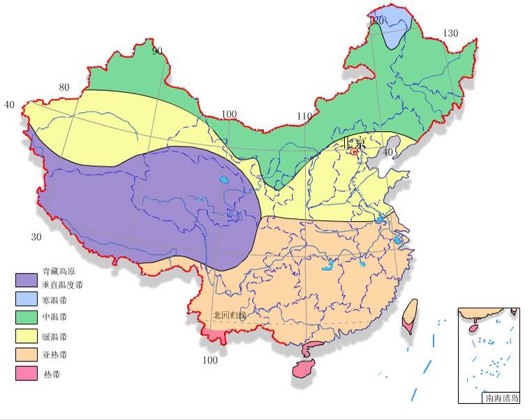 中国的四大地理区域分别是什么？