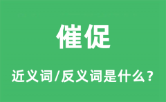 催促的近义词和反义词是什么_催促是什么意思?