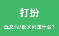 打扮的近义词和反义词是什么_打扮是什么意思?