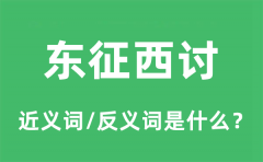 东征西讨的近义词和反义词是什么_东征西讨是什么意思?