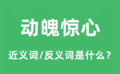 动魄惊心的近义词和反义词是什么_动魄惊心是什么意思?