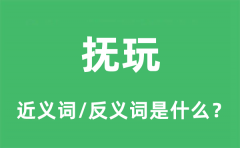 抚玩的近义词和反义词是什么_抚玩是什么意思?