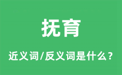 抚育的近义词和反义词是什么_抚育是什么意思?