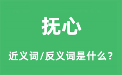 抚心的近义词和反义词是什么_抚心是什么意思?