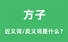 方子的近义词和反义词是什么_方子是什么意思?