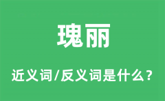 <b>瑰丽的近义词和反义词是什么_瑰丽是什么意思?</b>