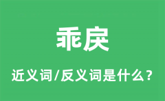 乖戾的近义词和反义词是什么_乖戾是什么意思?