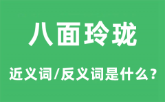 八面玲珑的近义词和反义词是什么_八面玲珑是什么意思?