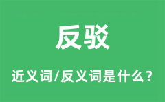 反驳的近义词和反义词是什么_反驳是什么意思?