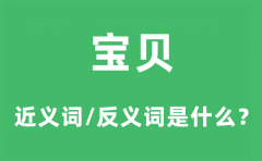 宝贝的近义词和反义词是什么_宝贝是什么意思?